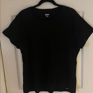 DKNY Classic Black Short Sleeve Heavy Weight Tee